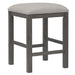 Sunset Trading Shades of Gray Upholstered Barstool | Backless | Counter Height Stool -  Chapter 11 Furniture (Lewiston, Maine)