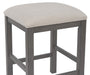 Sunset Trading Shades of Gray Upholstered Barstool | Backless | Counter Height Stool -  Chapter 11 Furniture (Lewiston, Maine)