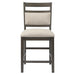 Sunset Trading Shades of Gray Upholstered Barstool | Fabric Back and Seat | Counter Height Stool -  Chapter 11 Furniture (Lewiston, Maine)