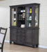 Sunset Trading Shades of Gray Lighted China Cabinet | Wine Storage -  Chapter 11 Furniture (Lewiston, Maine)