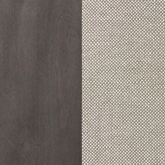 Sunset Trading Shades of Gray Upholstered Slat Back Dining Chair | Set of 2