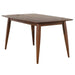 Sunset Trading Mid Century 60" Rectangular Dining Table | Danish Brown Wood | Seats 4,6 -  Chapter 11 Furniture (Lewiston, Maine)