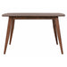 Sunset Trading Mid Century 60" Rectangular Dining Table | Danish Brown Wood | Seats 4,6 -  Chapter 11 Furniture (Lewiston, Maine)