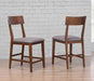 Sunset Trading Mid Century Bar Stool | Counter Height | Padded Performance Fabric Seat | Set of 2 -  Chapter 11 Furniture (Lewiston, Maine)