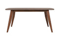 Sunset Trading Mid Century 8 Piece 78" Rectangular Dining Table Set | Padded Performance Fabric Seats | Server | Seats 6 -  Chapter 11 Furniture (Lewiston, Maine)