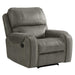 Sunset Trading Calvin 41" Wide Recliner | Reclining Chair | Nailheads | Easy to Clean Gray Fabric -  Chapter 11 Furniture (Lewiston, Maine)