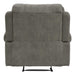 Sunset Trading Calvin 41" Wide Recliner | Reclining Chair | Nailheads | Easy to Clean Gray Fabric -  Chapter 11 Furniture (Lewiston, Maine)