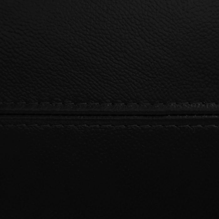 Sunset Trading Charleston 42" Wide Top Grain Leather Armchair | Black Rolled Arm Accent Chair with Nailheads -  Chapter 11 Furniture (Lewiston, Maine)