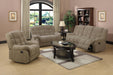 Sunset Trading Heaven on Earth 3 Piece Reclining Living Room Set | Sofa Loveseat Chair | Manual Recliner | Tan Fabric -  Chapter 11 Furniture (Lewiston, Maine)