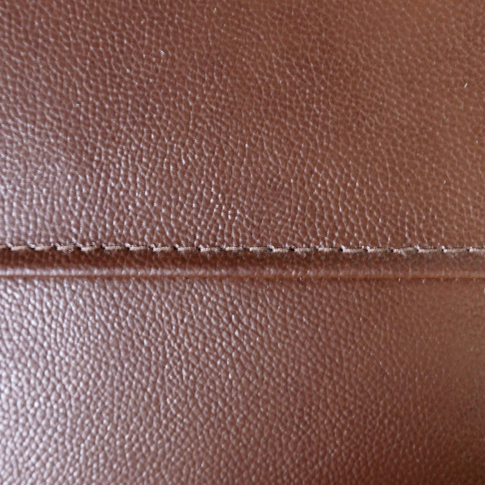 Sunset Trading Jayson 89" Wide Top Grain Leather Sofa | Chestnut Brown