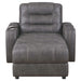 Sunset Trading Power Reclining Chaise Lounge Chair with Arms | Phone Charger | Cupholder | Storage | Gray -  Chapter 11 Furniture (Lewiston, Maine)