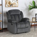 Sunset Trading Madison Reclining Chair | Manual Recliner | Gray Fabric Clubchair -  Chapter 11 Furniture (Lewiston, Maine)