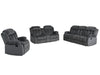Sunset Trading Madison 3 Piece Reclining Living Room Set | Sofa Loveseat Chair | Manual Recliner | Gray Fabric -  Chapter 11 Furniture (Lewiston, Maine)