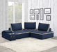 Sunset Trading Pixie 3 Piece Sofa Sectional | Modular Couch | Navy Blue and Cream Fabric -  Chapter 11 Furniture (Lewiston, Maine)