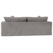 Sunset Trading Newport Slipcovered Recessed Fin Arm 94" Sofa | Stain Resistant Performance Fabric | 4 Throw Pillows | Gray -  Chapter 11 Furniture (Lewiston, Maine)
