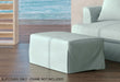 Sunset Trading Newport Slipcover Only for 44" Wide Ottoman | Stain Resistant Performance Fabric | Ocean Blue -  Chapter 11 Furniture (Lewiston, Maine)