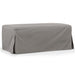 Sunset Trading Newport Slipcovered 44" Wide Ottoman | Stain Resistant Performance Fabric | Gray -  Chapter 11 Furniture (Lewiston, Maine)