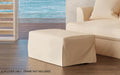 Sunset Trading Newport Slipcover Only for 44" Wide Ottoman | Stain Resistant Performance Fabric | Tan -  Chapter 11 Furniture (Lewiston, Maine)