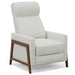 Sunset Trading Edge Pushback Leather Recliner | Manual Reclining Chair | Thin Track Arms | Pearl White -  Chapter 11 Furniture (Lewiston, Maine)