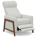Sunset Trading Edge Pushback Leather Recliner | Manual Reclining Chair | Thin Track Arms | Pearl White -  Chapter 11 Furniture (Lewiston, Maine)