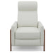 Sunset Trading Edge Pushback Leather Recliner | Manual Reclining Chair | Thin Track Arms | Pearl White -  Chapter 11 Furniture (Lewiston, Maine)