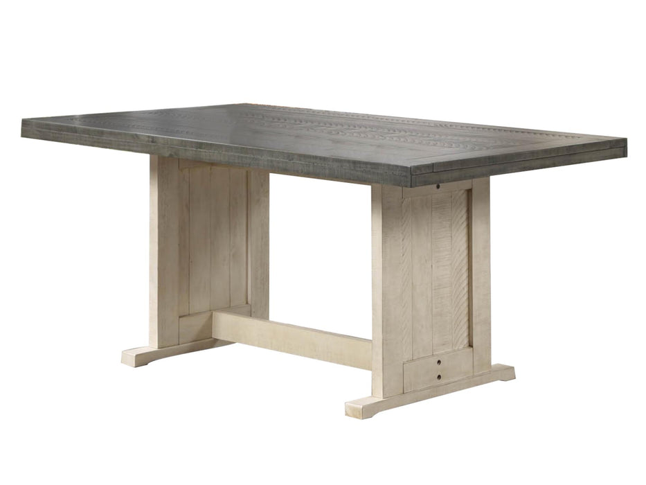 Sunset Trading Sunny Dining Nook Table Set | Distressed Antique White/Grey Wood | Kitchen Corner Storage Bench Seating -  Chapter 11 Furniture (Lewiston, Maine)