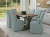 Sunset Trading Newport Slipcover Only for Dining Chair | Stain Resistant Performance Fabric | Ocean Blue -  Chapter 11 Furniture (Lewiston, Maine)