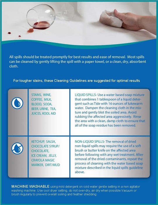 Sunset Trading Newport Slipcovered Dining Chair | Stain Resistant Performance Fabric | Tan