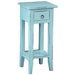 Sunset Trading Cottage Narrow Side End Table | Beach Blue Solid Wood | Fully Assembled Small Nightstand -  Chapter 11 Furniture (Lewiston, Maine)