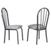 Sunset Trading Steel Gray Dining Chair | Set of 2 -  Chapter 11 Furniture (Lewiston, Maine)