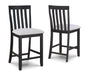 DELFIN COUNTER HEIGHT CHAIR-LIGHT GREY -  Chapter 11 Furniture (Lewiston, Maine)