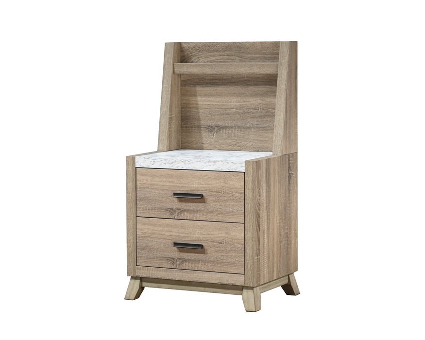 TILSTON NIGHTSTAND W/WALL PANEL -  Chapter 11 Furniture (Lewiston, Maine)