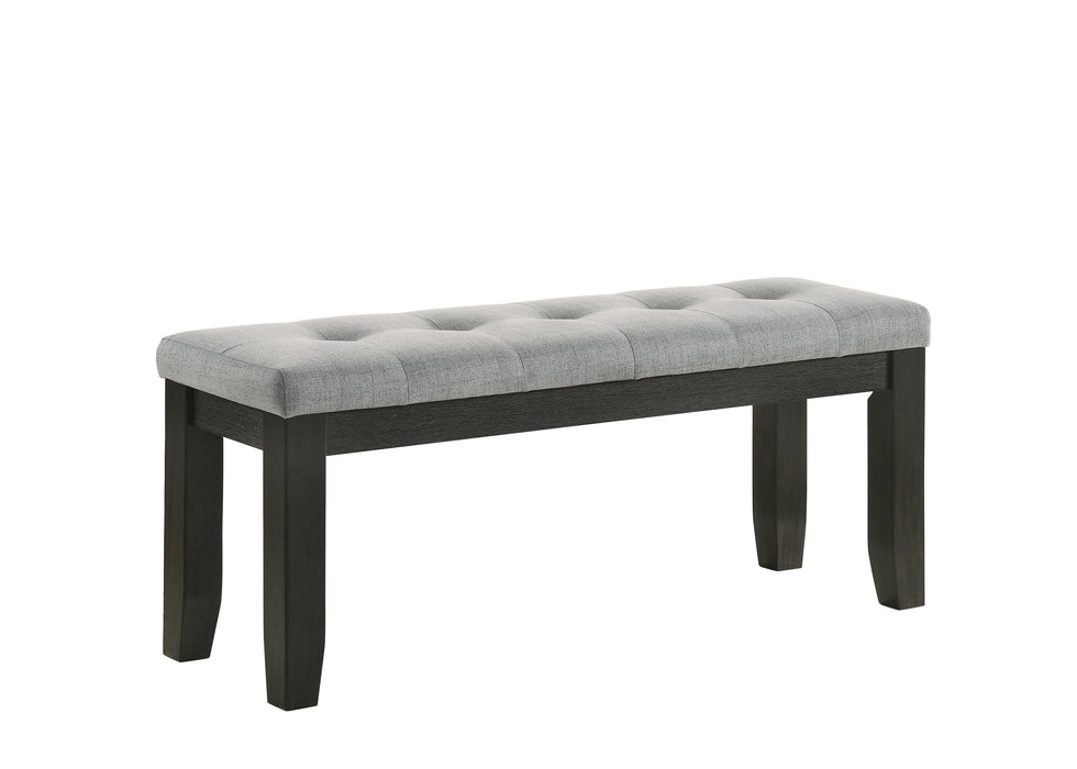 BARDSTOWN BENCH WHEAT CHARCOAL -  Chapter 11 Furniture (Lewiston, Maine)